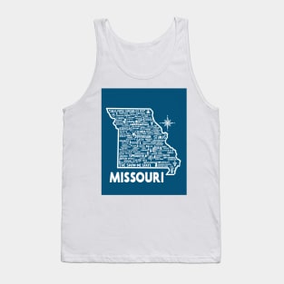 Missouri Map Tank Top